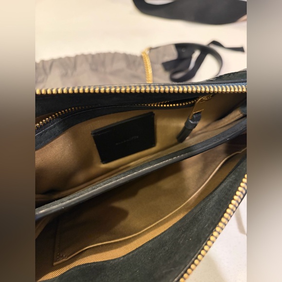 Beautiful All Saints Fletcher Crossbody, Dark Green - Picture 9 of 10